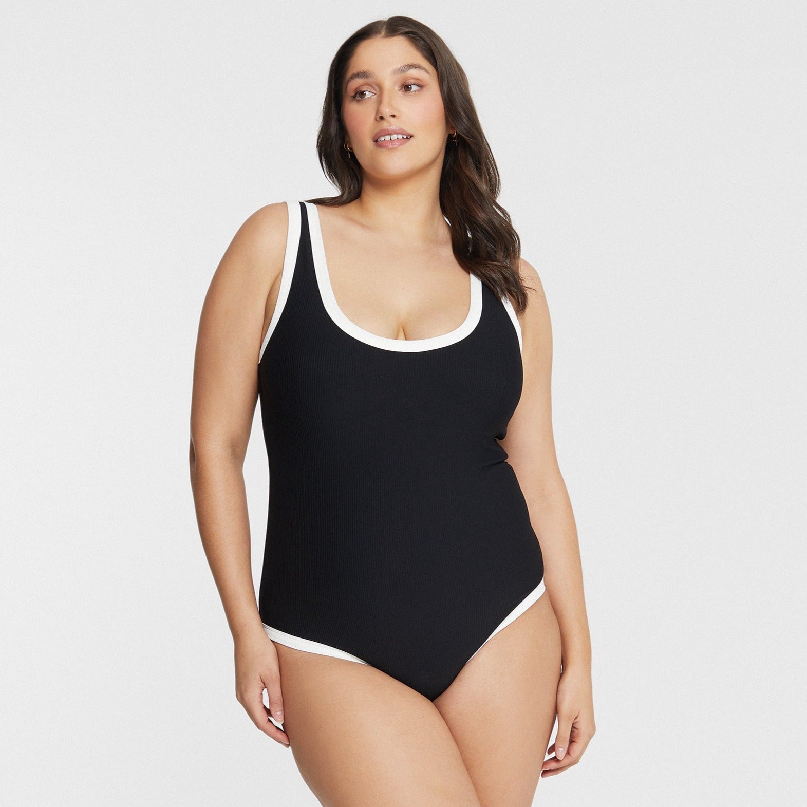 One Of My Kind / One piece / Black + White Rib