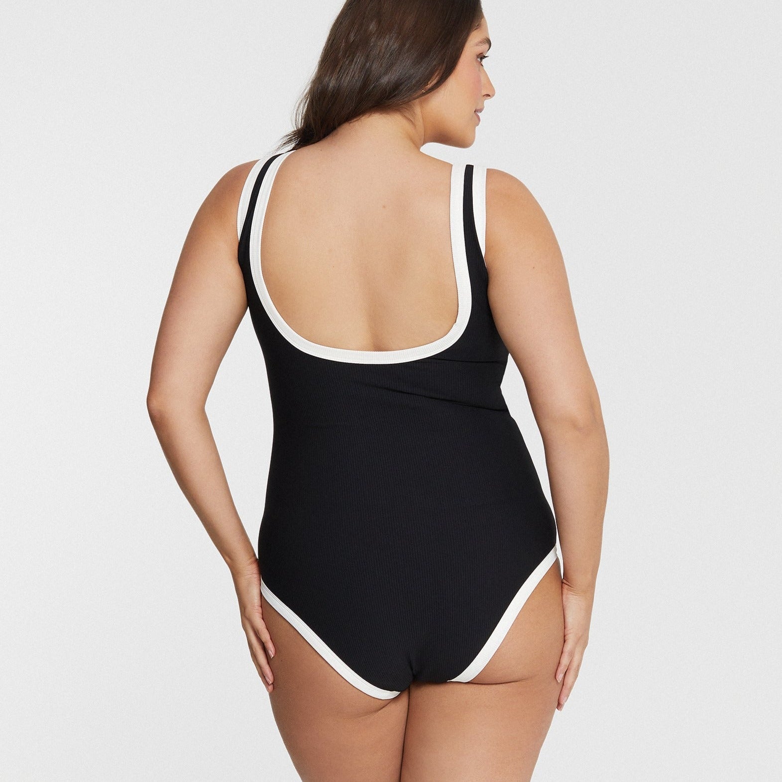 One Of My Kind / One piece / Black + White Rib